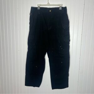 5.11 TACTICAL COTTON CANVAS CARGO PERFORMANCE PANTS SIZE 36X30 BLACK